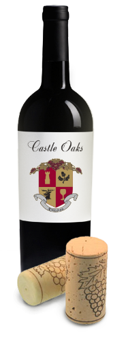 Castle Oaks wine bottle